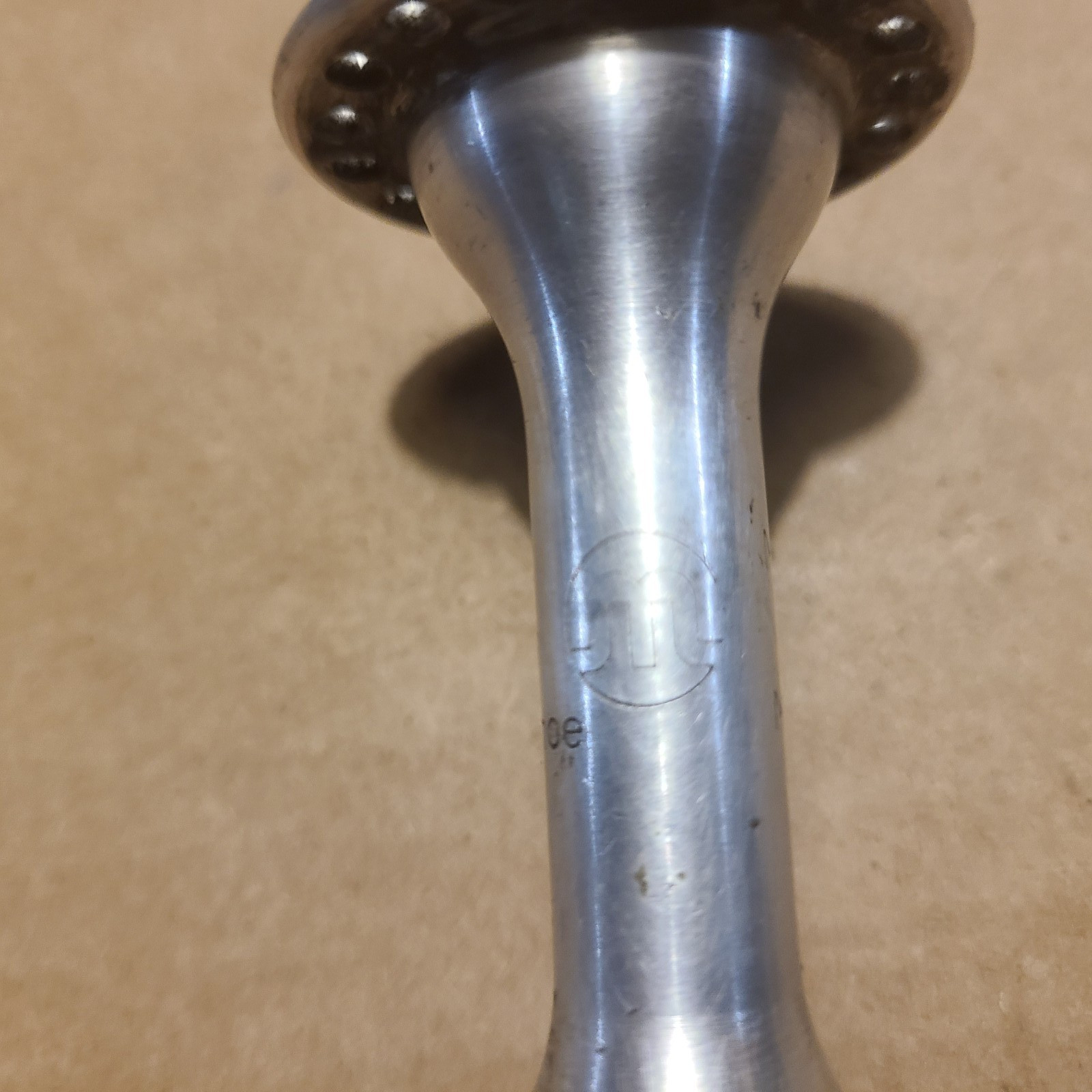 Vintage 1983 Maillard Front Road Bike Hub 36H Low Flange, OEM Chrome QR Skewer