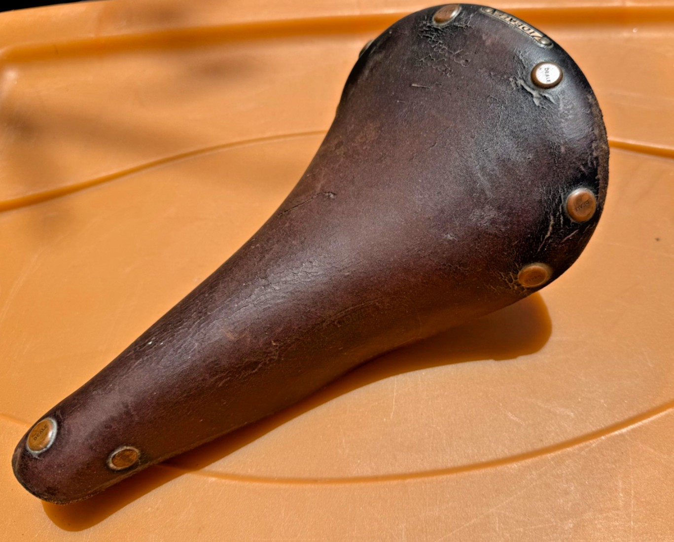 Ideale 90/Aluminum Daniel Rebour Autographed Saddle «special competition» Brown