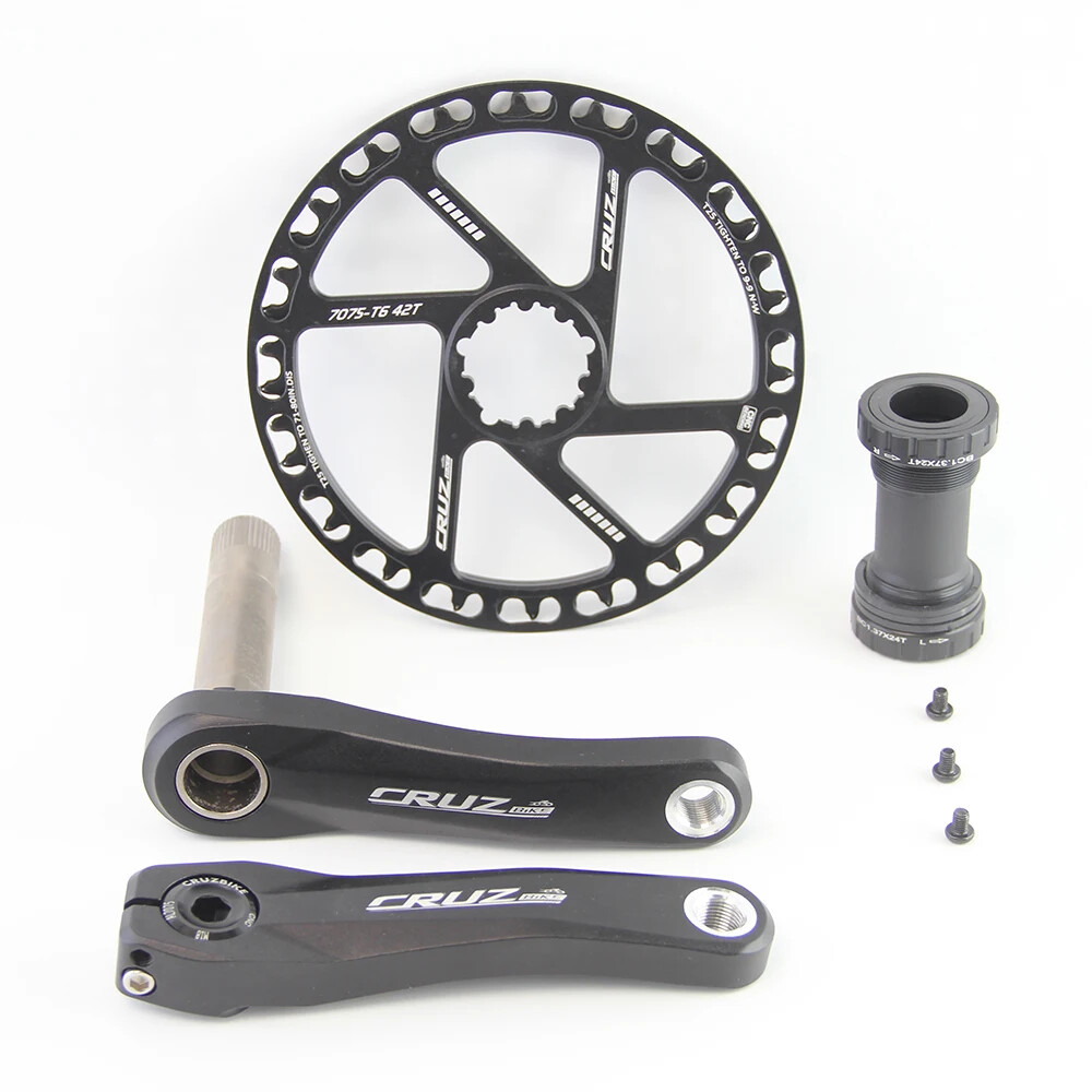 Kids Bicycle Cranksets 89/98/110/127/140/150mm MTB Child Bike Crank Arm 9-12S