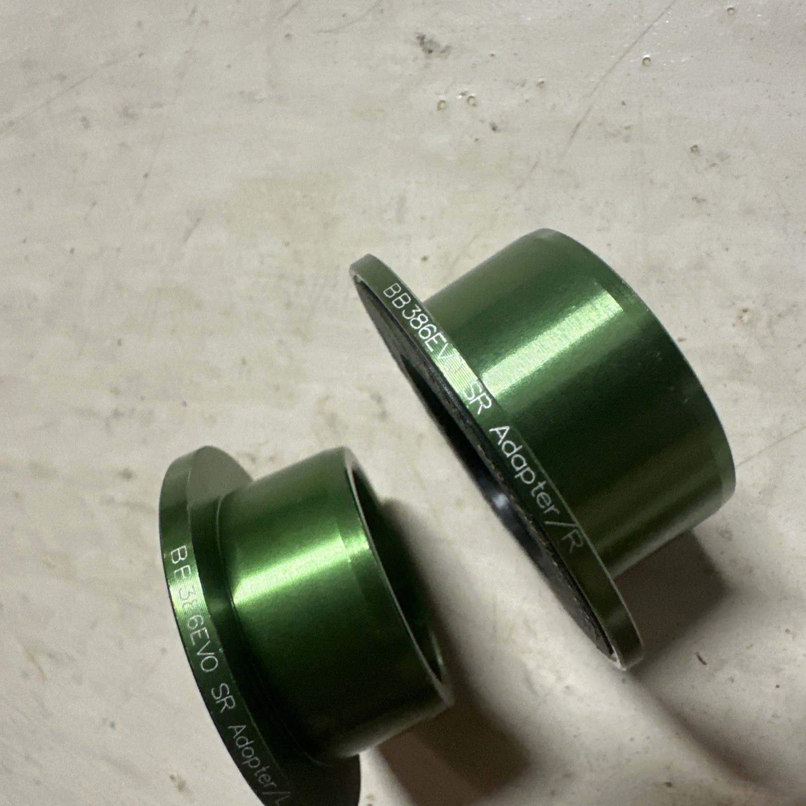 FSA BB386 Evo to Sram Gxp Bottom Bracket BB Reducer Adapter Road BB Green Pair