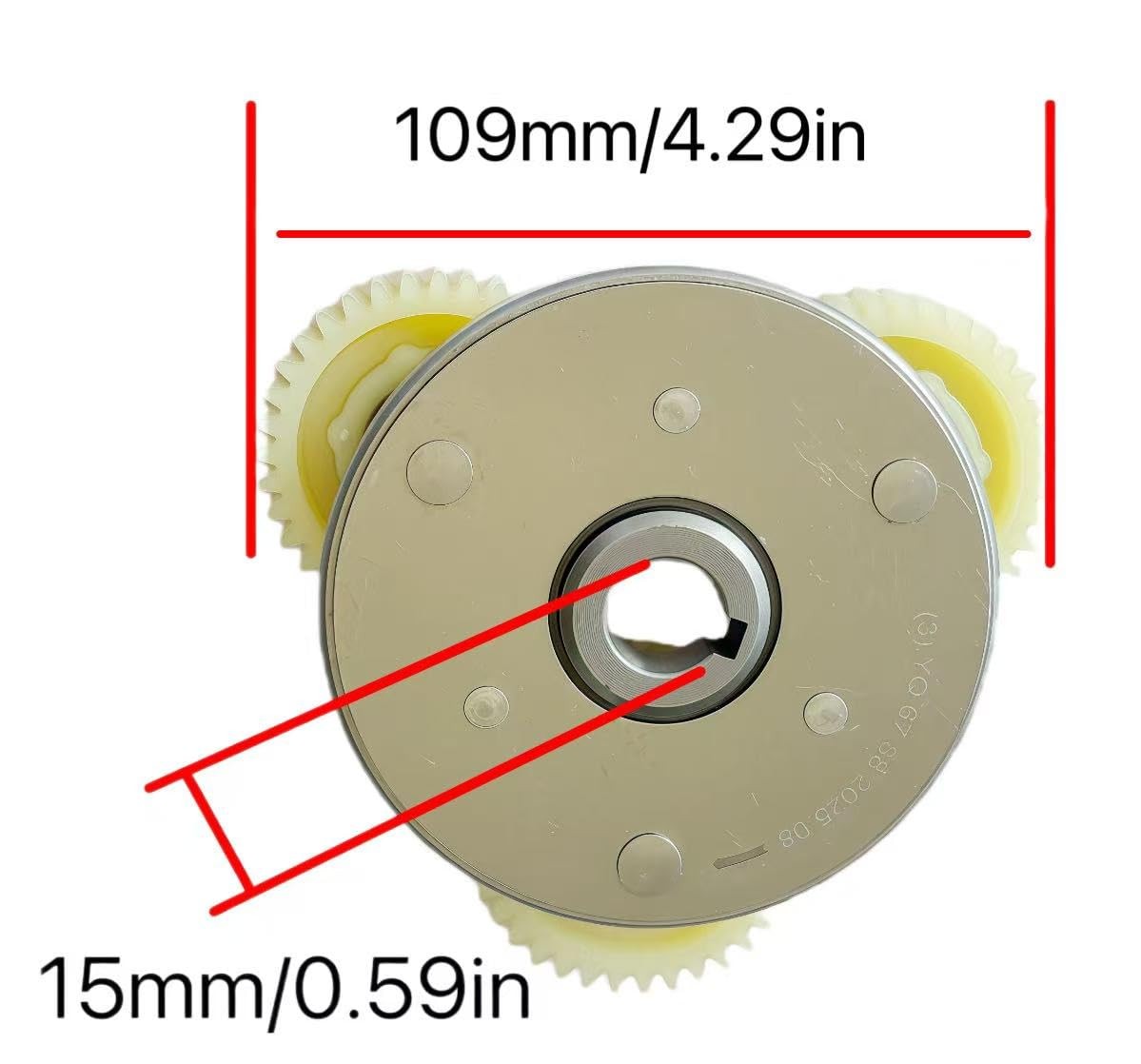 36T Nylon Planetary Gear Clutch Kit – Left Cable Exit for 500W-1000W E-Bike H…