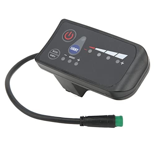 Electric Bike Power Display Meter Waterproof 5 Pin Interface ABS Housing 36V