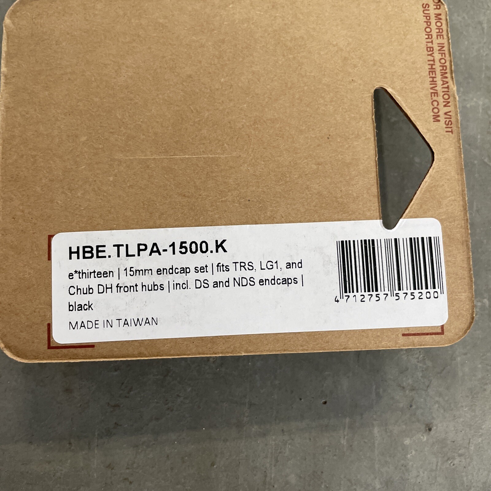 E*thirteen 15mm front hub end cap set Fits TRS, LG1, Chub hubs