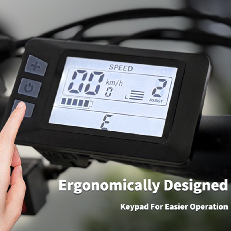 P3H UART2 Fahrradcomputer Fahrradtacho Rennrad LCD Mountainbike Display