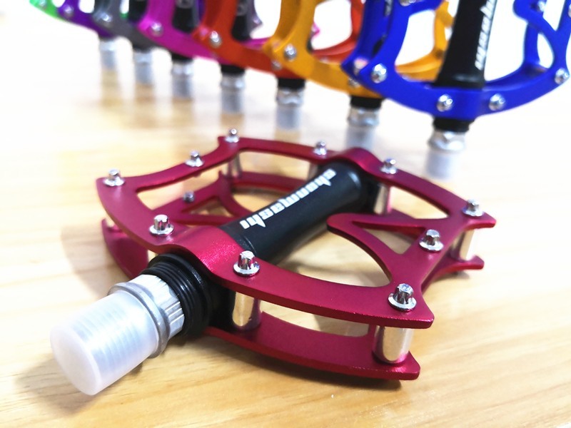 Aluminum Road MTB Mountain Bike XC Bicycle Pedal BMX Flat Pedals Bearings 1 pair