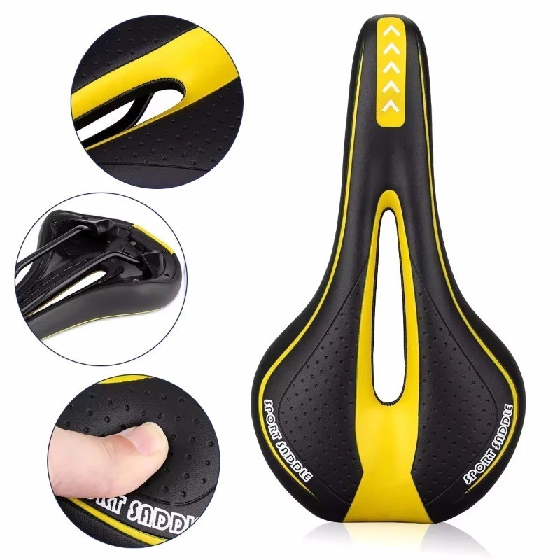 Soft Gel Bike Saddle Seat Comfort Bicycle Cycling Mountain Road Cushion Padded: