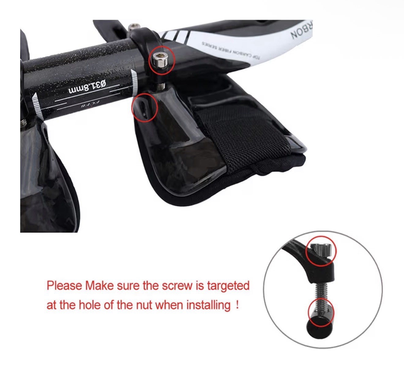 PLATT Carbon TT Handlebar Bicycle Aero Bars Tri Bars Cycling Rest Handlebar