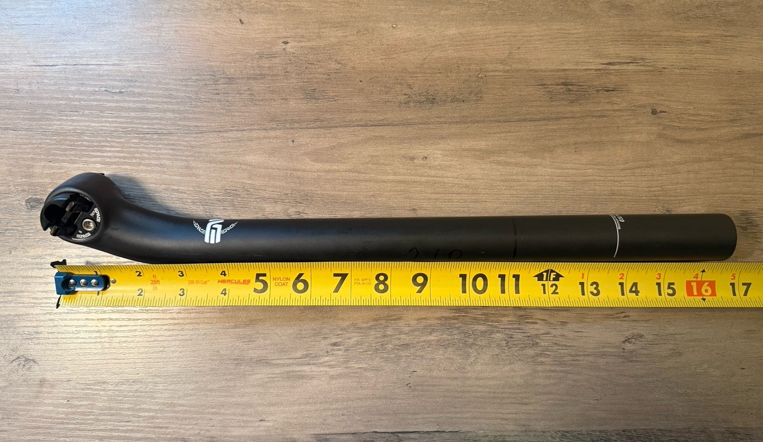 ENVE Carbon Setback Mountain Bike Seatpost 30.9mm x 400mm Black 210 Grams