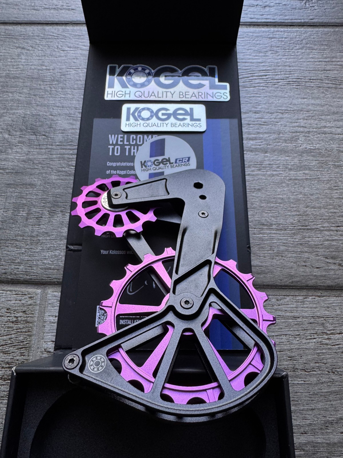 Kogel Bearings Kolossos OSPW Purple SRAM Transmission 12/13 spd