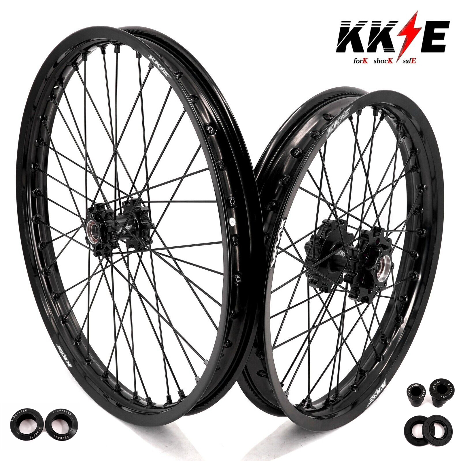 KKE 19/16» Enduro Wheels Rims Set For SurRon Light Bee X 19-22 E-Bike CNC Hubs
