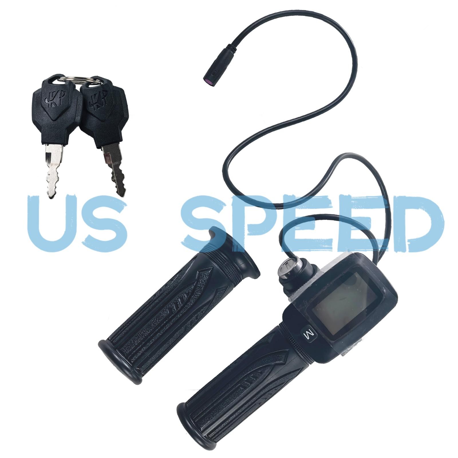 Ebike Throttle for Tuttio Soleil 01 48V LCD Display with M Key Button