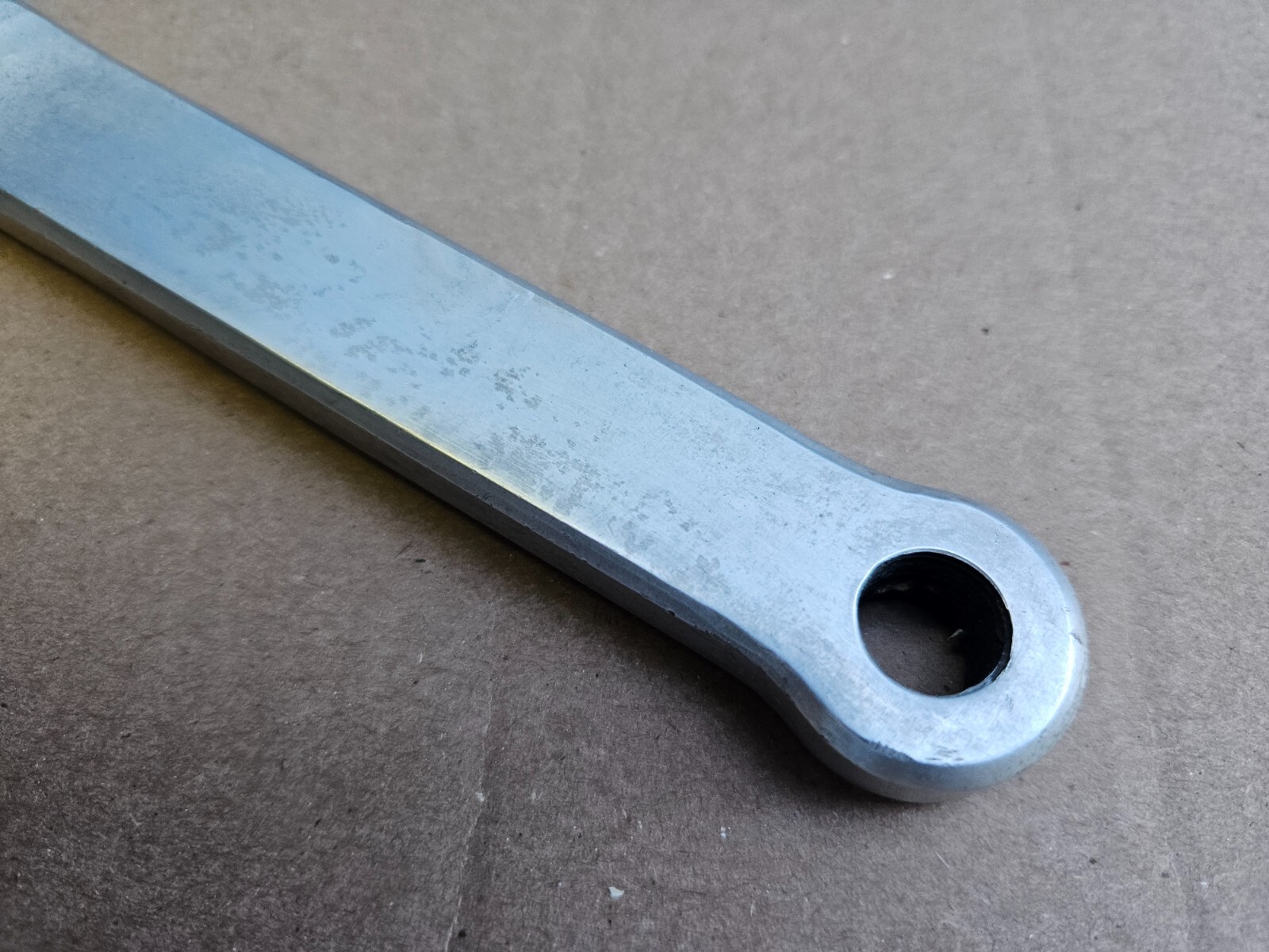 Vintage Nervar 170mm Non Drive Side Crank Arm Road Bike Cotterless Silver