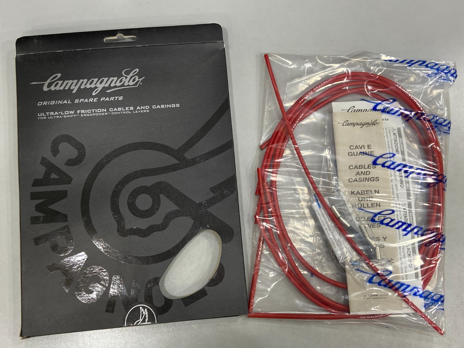 Campagnolo Ultra-Shift Ergo Lever Cable Set (Red) #CG-ER600R