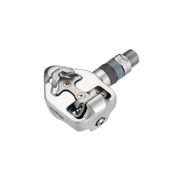 WELLGO Pedals Clip Pedals Road Bike Aluminium CrMo Silver RC713 For 98A And 51