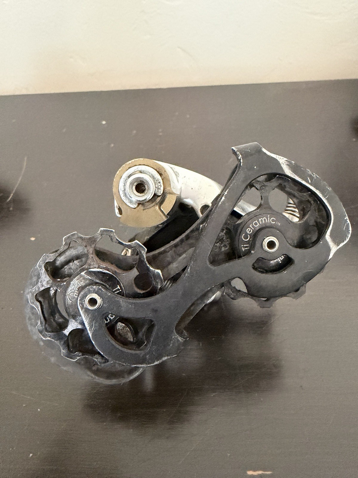 Campagnolo Record 11 Speed Carbon Rear Derailleur Short Cage Ceramic Ti Pulleys