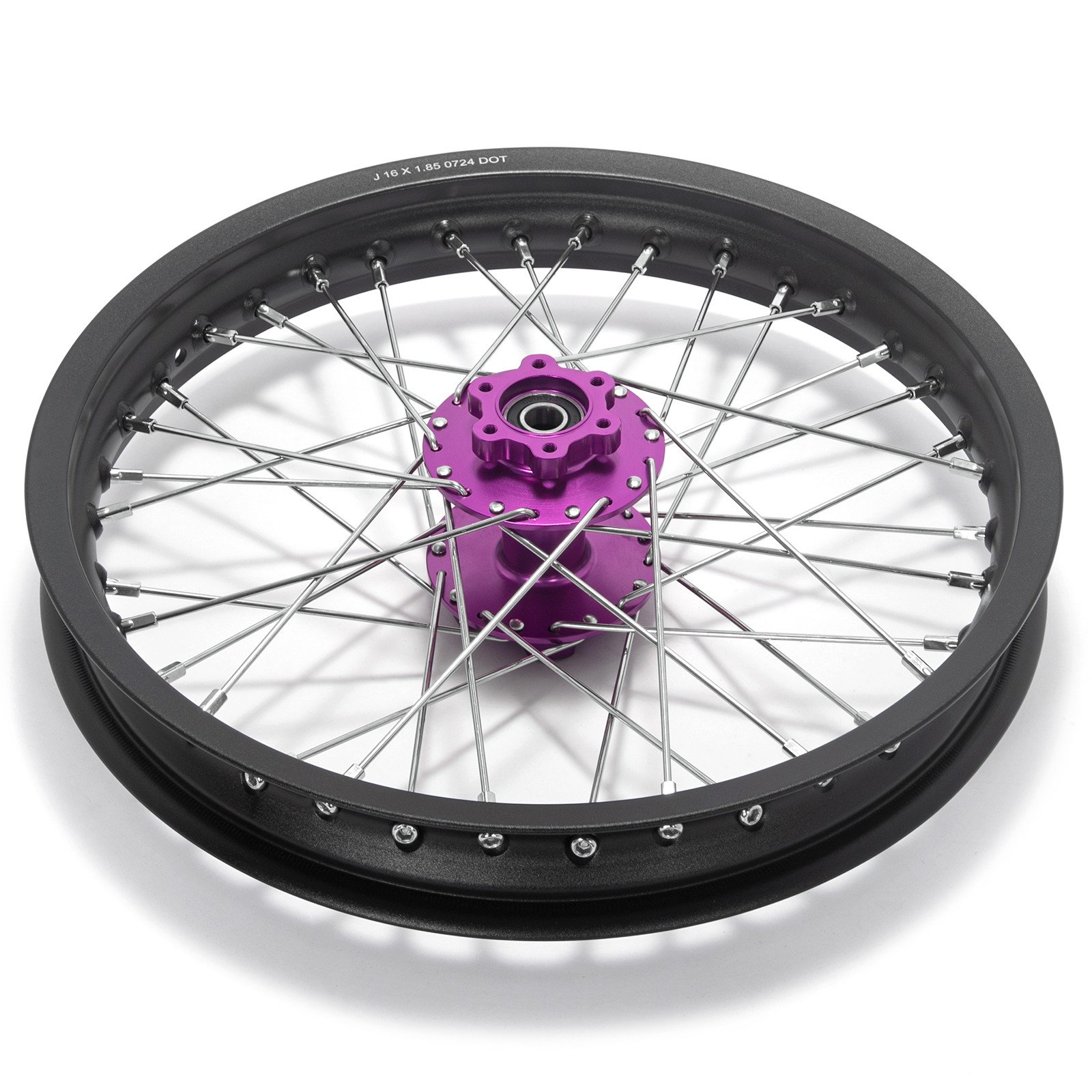 TARAZON 16″x1.85 Spoked Rear Wheel Purple Hub For SurRon Light Bee LBX Dirt Bike