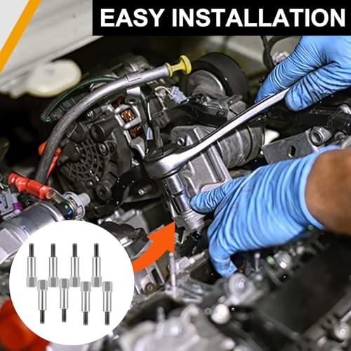 8 pcs Valve Cover Bolts Kit Compatible with Chevy 350 283 305 327 383 SBC