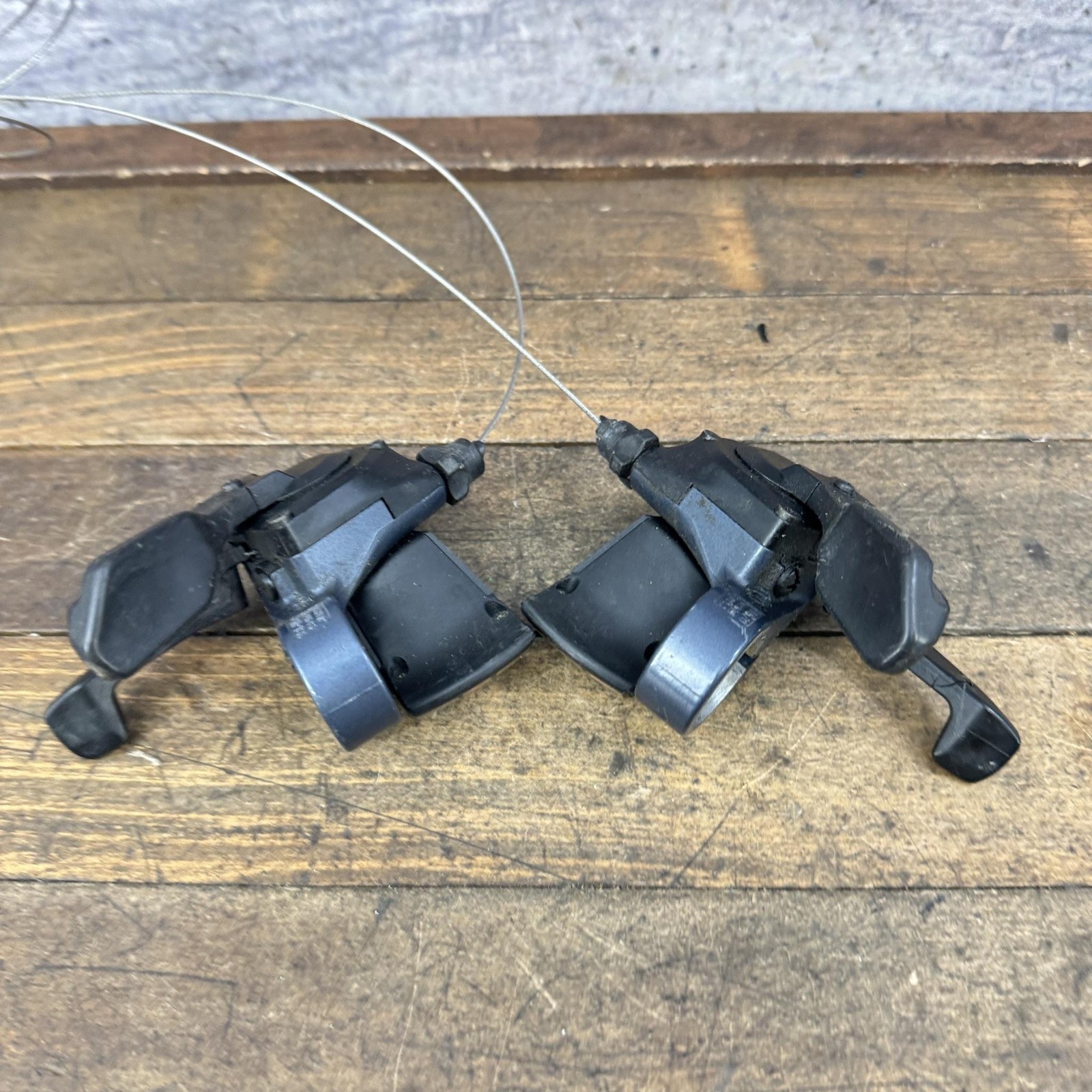 Vintage Shimano Deore LX SL-M567 Shifter Set 3×8 8s Trigger MTB Black Japan 90s