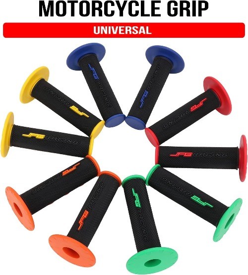 Dirt Bike Grips 7/8” Motorcycle Grip ATV Handlebar Grips Universal Color: blue