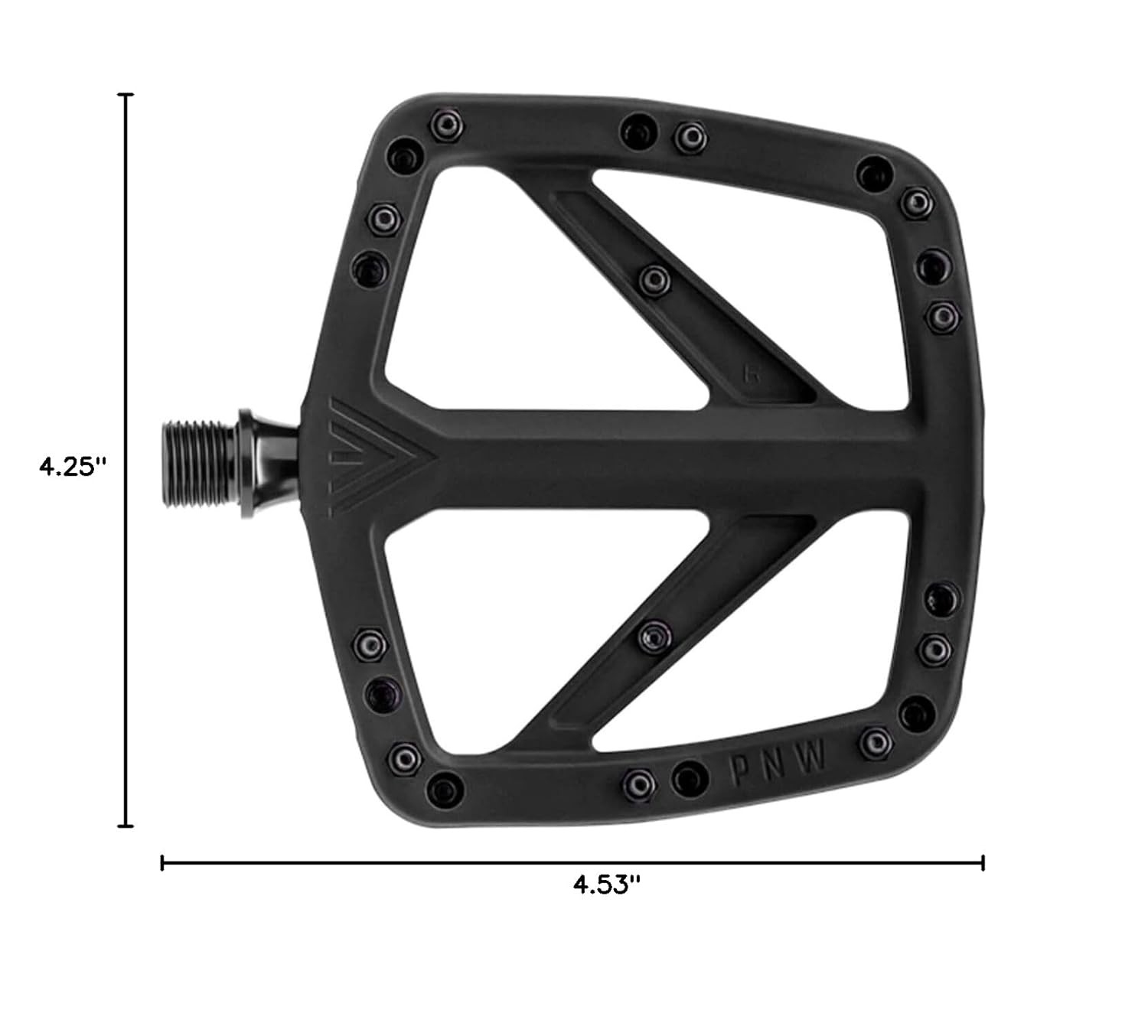 PNW Components MTB Pedals Nylon Flat Composite Platform Carbon Fiber Durable