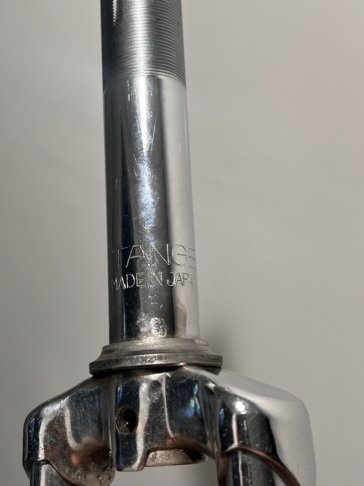 Tange TF-R Touring Fork 1in Threaded Steerer Steel polished – Very Good