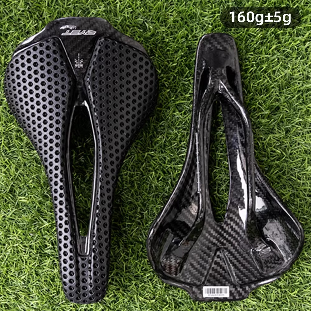3D Printed Bicycle Saddle 120G Carbon Cushion Super Light Bike Seating for MTB G