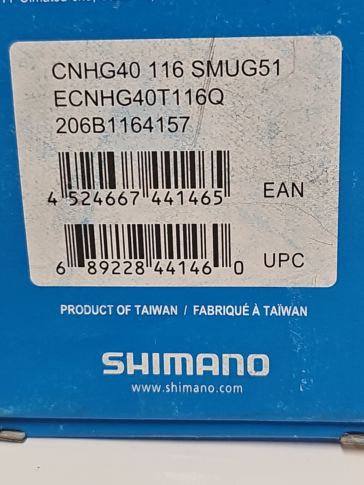 Shimano CN-HG40 6/7/8 Speed Chain 116 Links 7.3mm Grey Bicycle Chain New