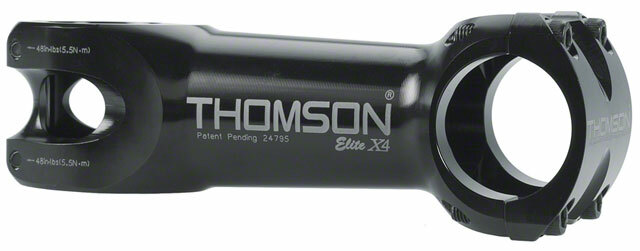 Thomson Elite X4 Mountain Stem – 100mm 31.8 Clamp +/-10 1 1/8″ Aluminum Black