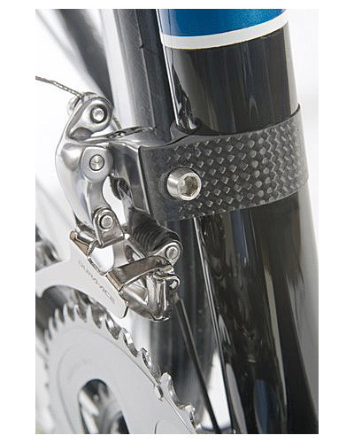 OMNI Racer FULL Carbon Front Derailleur Clamp Fits Shimano Sram: 31.8-32mm Gloss