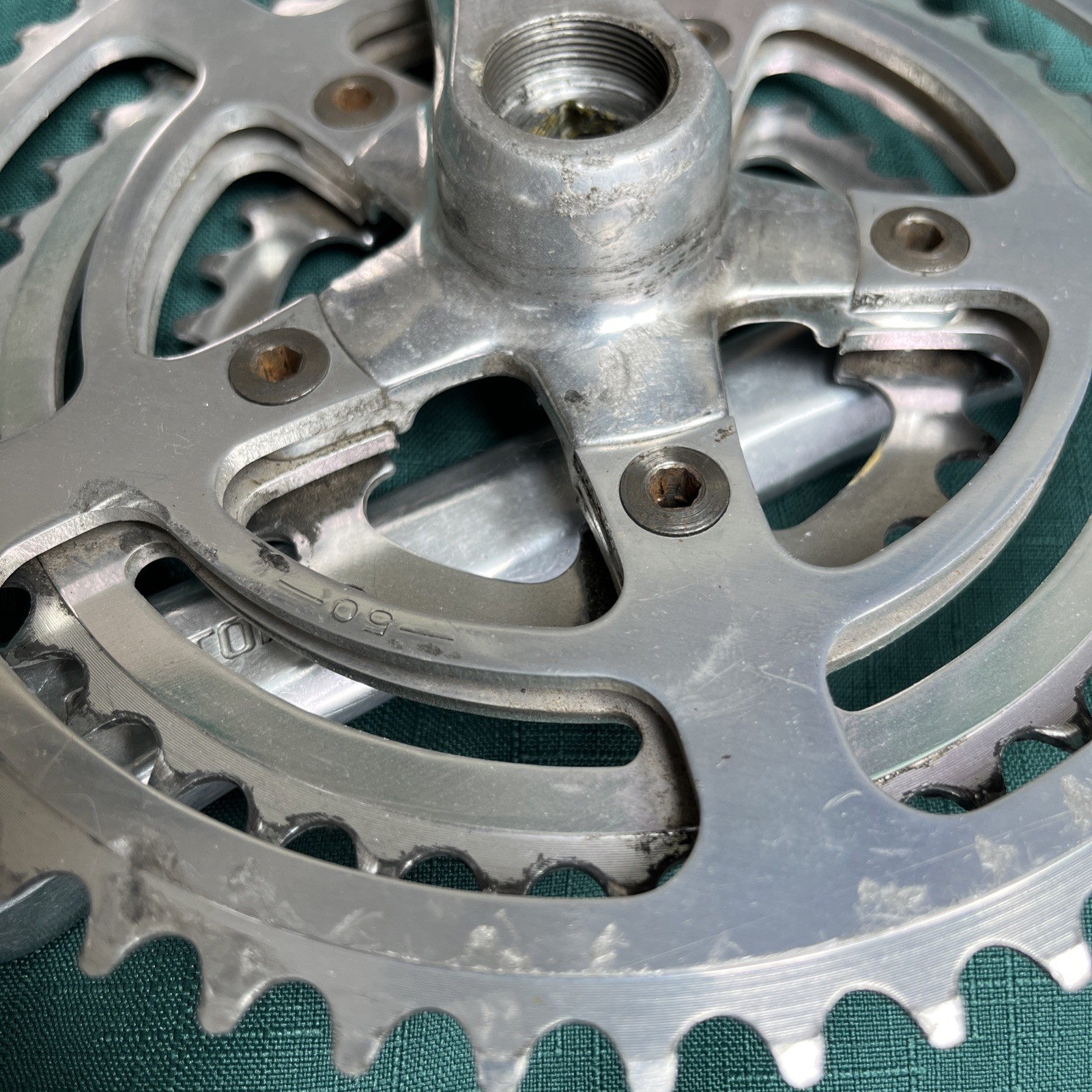 SR Sakae Super Custom Forged Crankset BMX with 86 BCD and 42T or Touring Triple