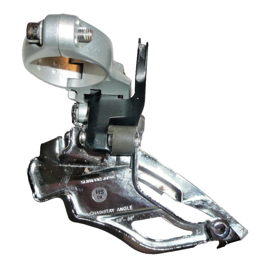 Shimano Deore XT FD-M761A Mega 9 Front Derailleur 3×9 34.9mm Clamp Dual Pull