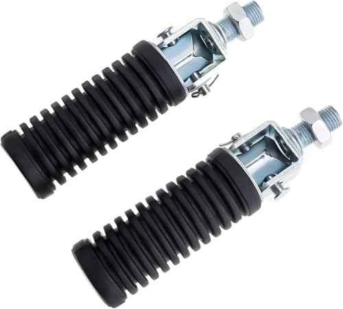 Pair Of Motorcycle Folding Pillion Footrests Foot Pegs Rear Foot Peg Pedal