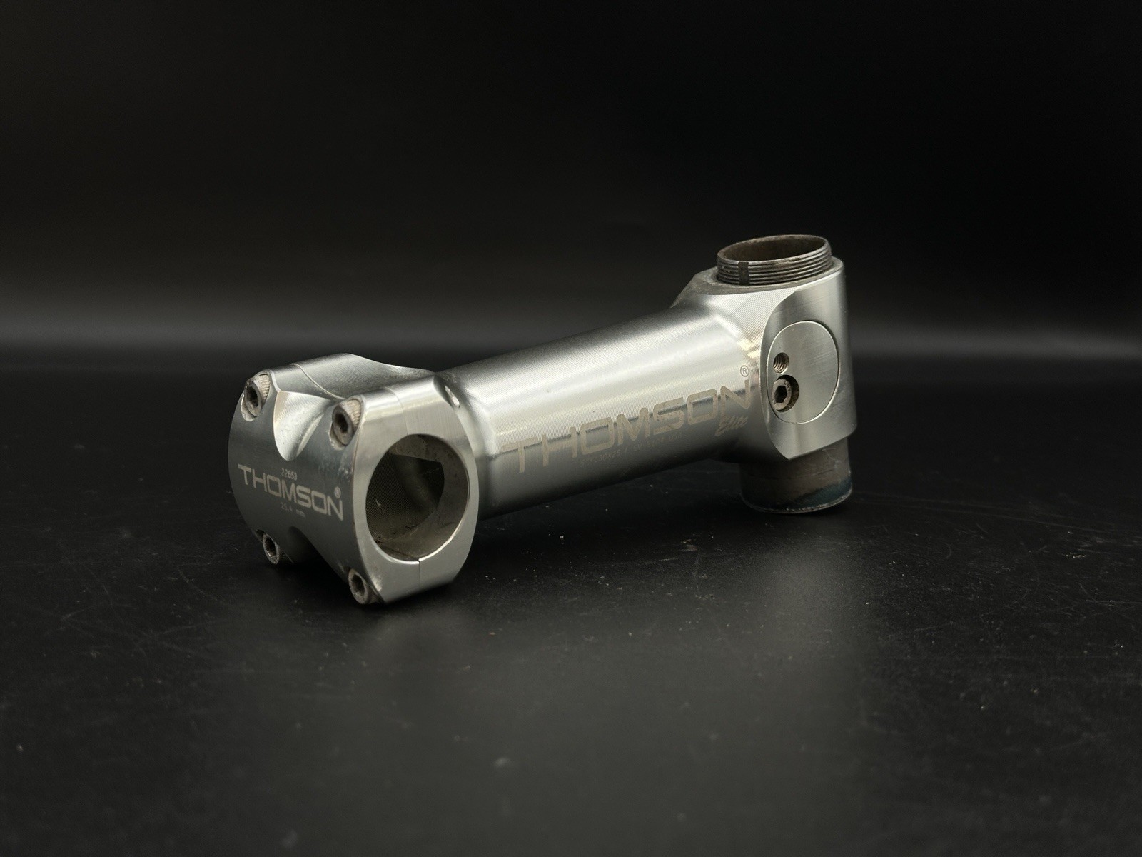 Thomson Elite Stem 130mm 25.4mm 5° Polished Silver 1-1/8 SM-E104
