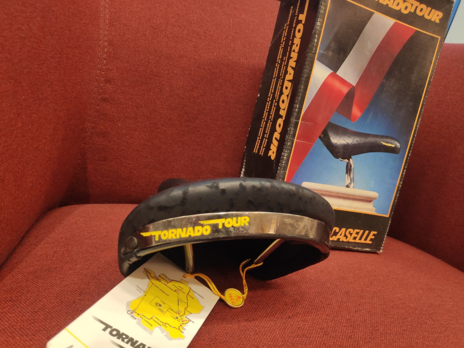 Leather Saddle Iscaselle Tornado Tour NIB Eddy Merckx Columbus Campagnolo rare