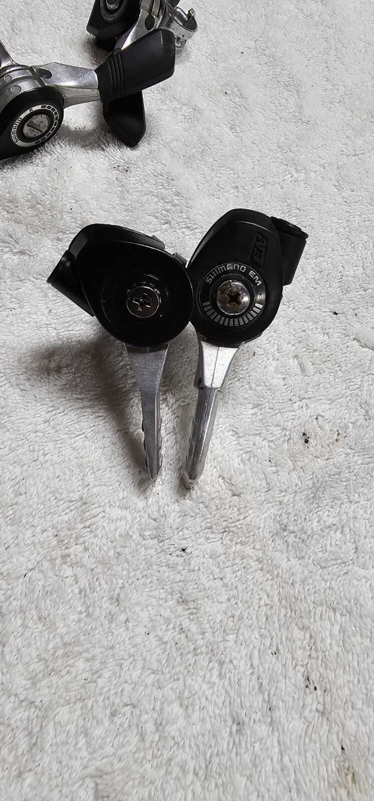 Vintage Shimano Shimano Lot Tourney Deraileurs SL-MT36 MT50 Resentel Levers