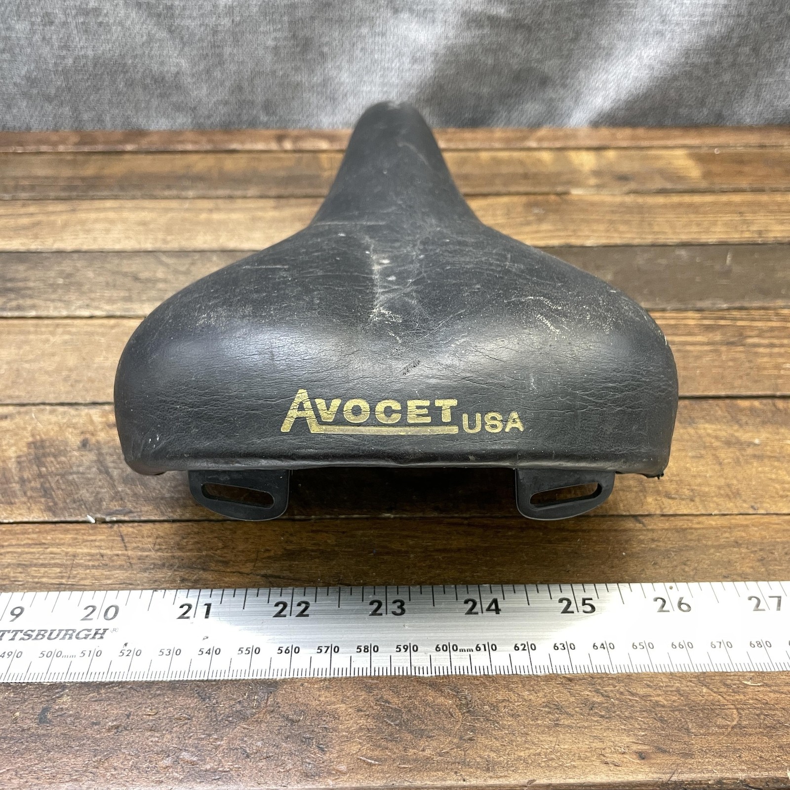 Vintage Avocet Touring II Seat Saddle Black Comfort Road Tour ATB Bike USA 390g