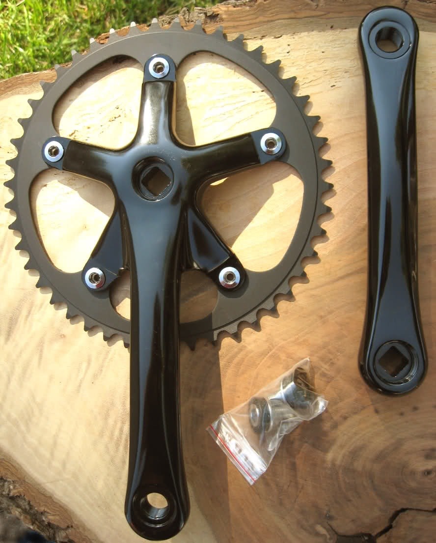 MURPHY Alloy Fixed Gear Bicycle Track Bike Crankset 46T 165MM – SHIPS FREE USA