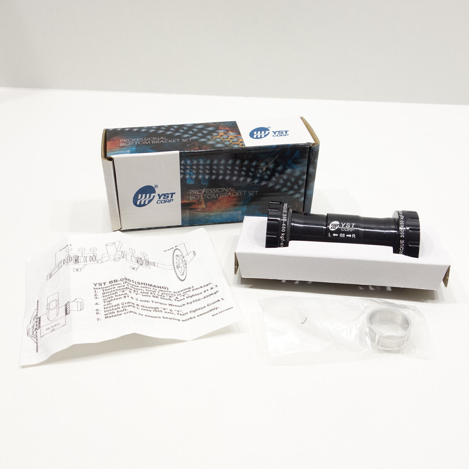 YST BB-901 Repair Bottom Bracket 22/24mm Hollowtech II 68-73mm