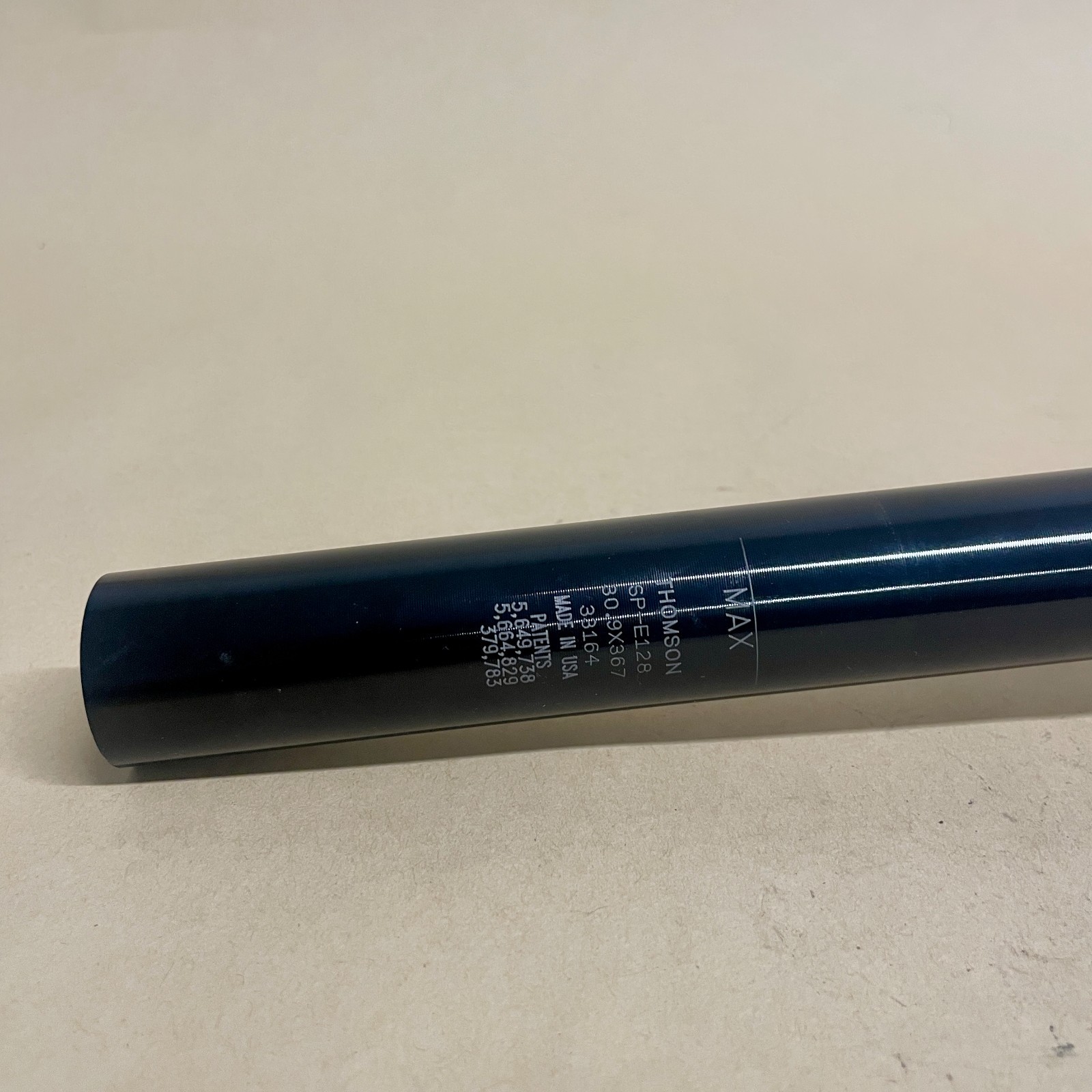Thomson Elite Seatpost 30.9mm x 367mm Black Zero Setback Road Track MTB