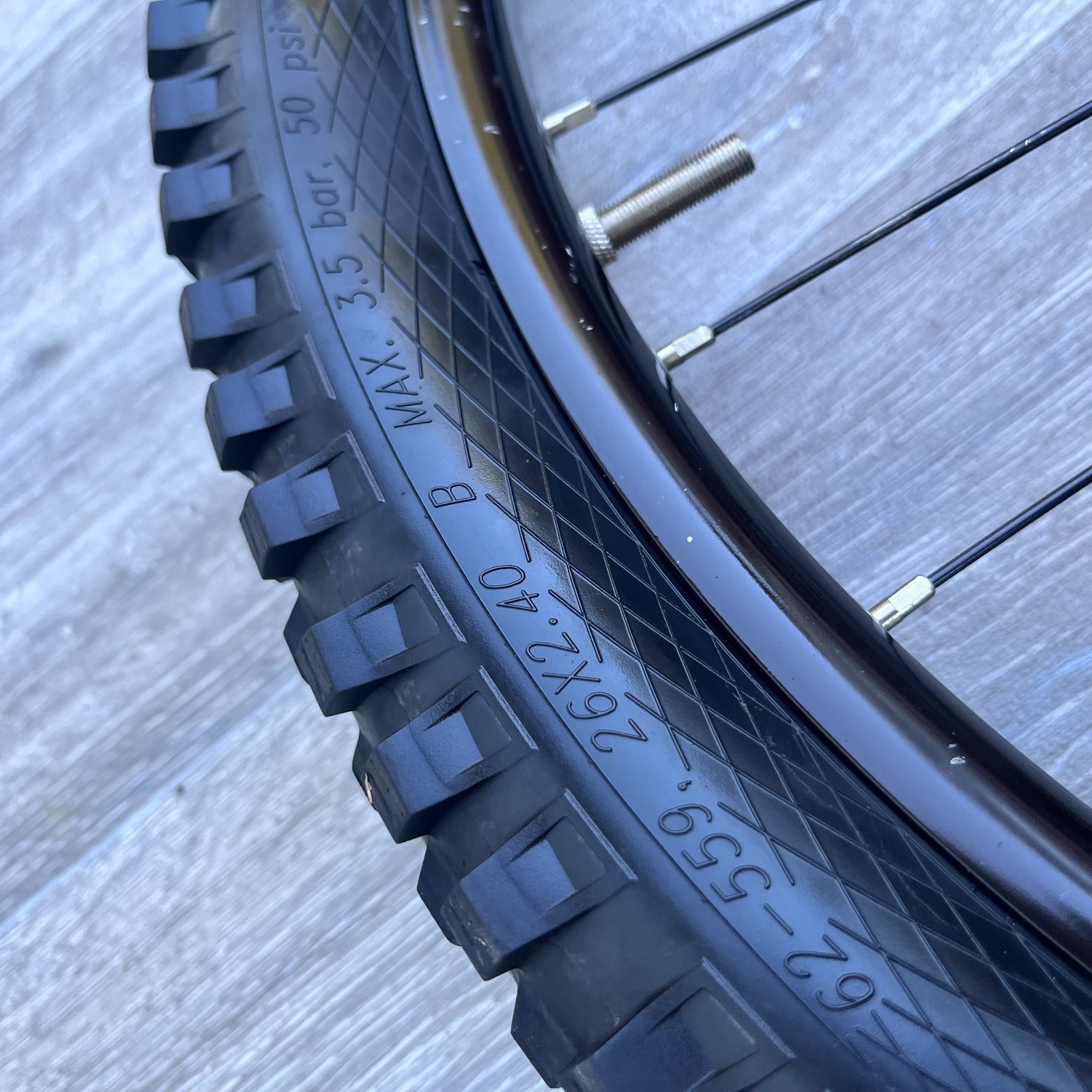 Rim front wheel wheel 26 Cannondale Perp 26 Schwalbe Big Betty