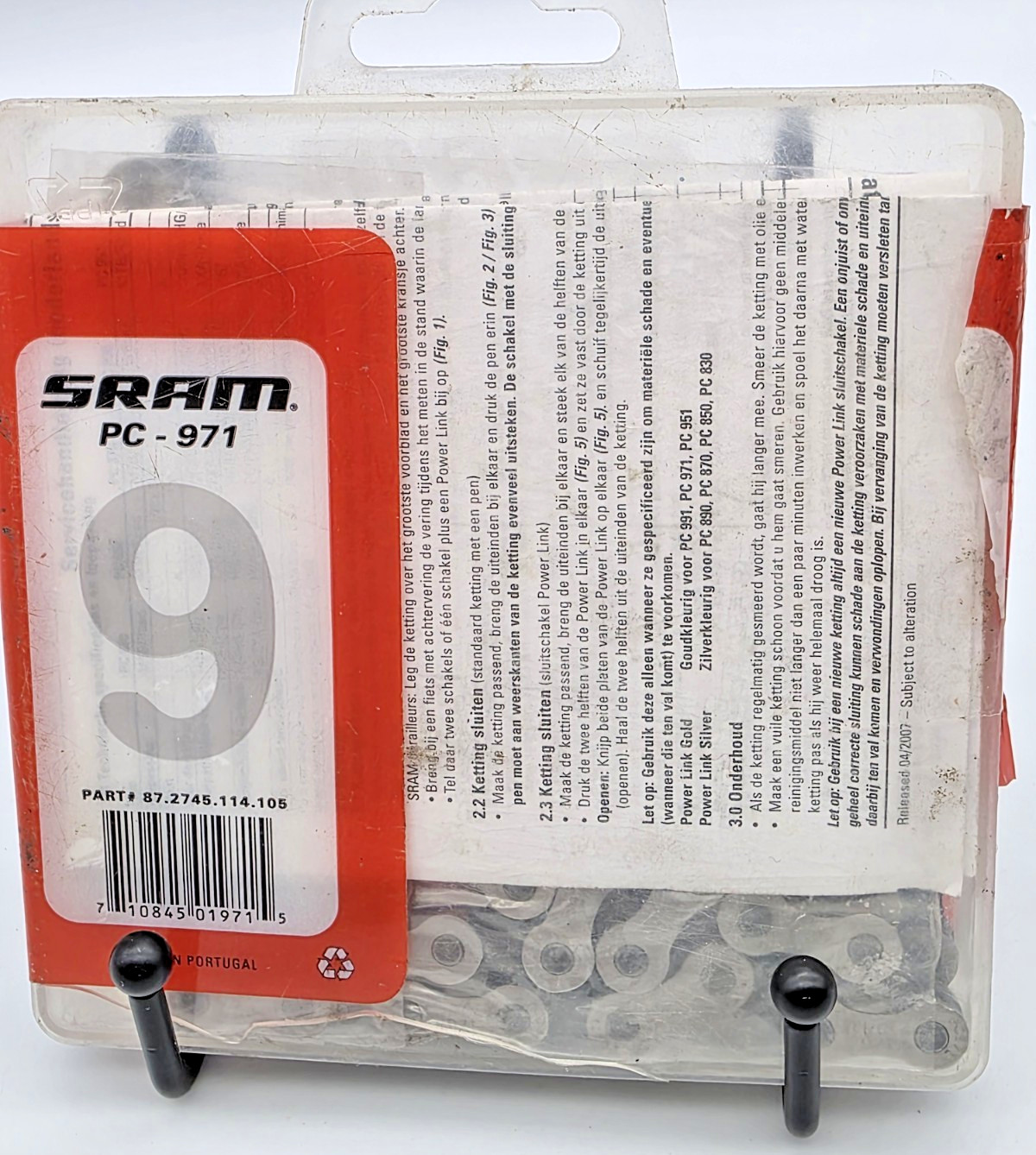 SRAM PC-971 PowerChain bicycle chain 9 speed bikes NIB Part # 87.2745.114.105