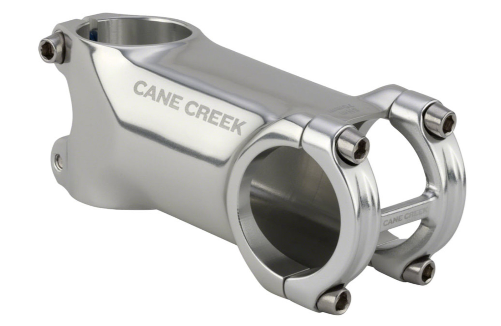 Cane Creek GXC Stem – 31.8 Clamp, +/-6, 1 1/8″, Polished Silver – 90mm