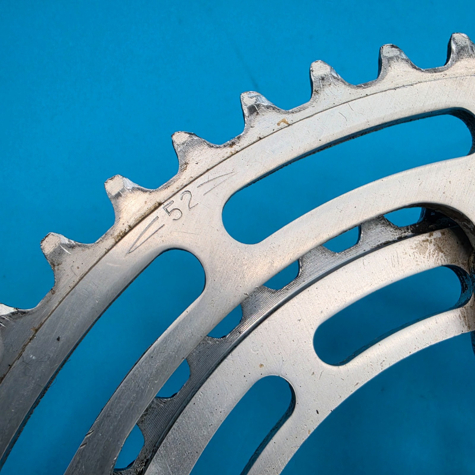 Vintage Takagi Double Square Taper Crankset 170mm MOTOBECANE 52/40t 130 BCD g6