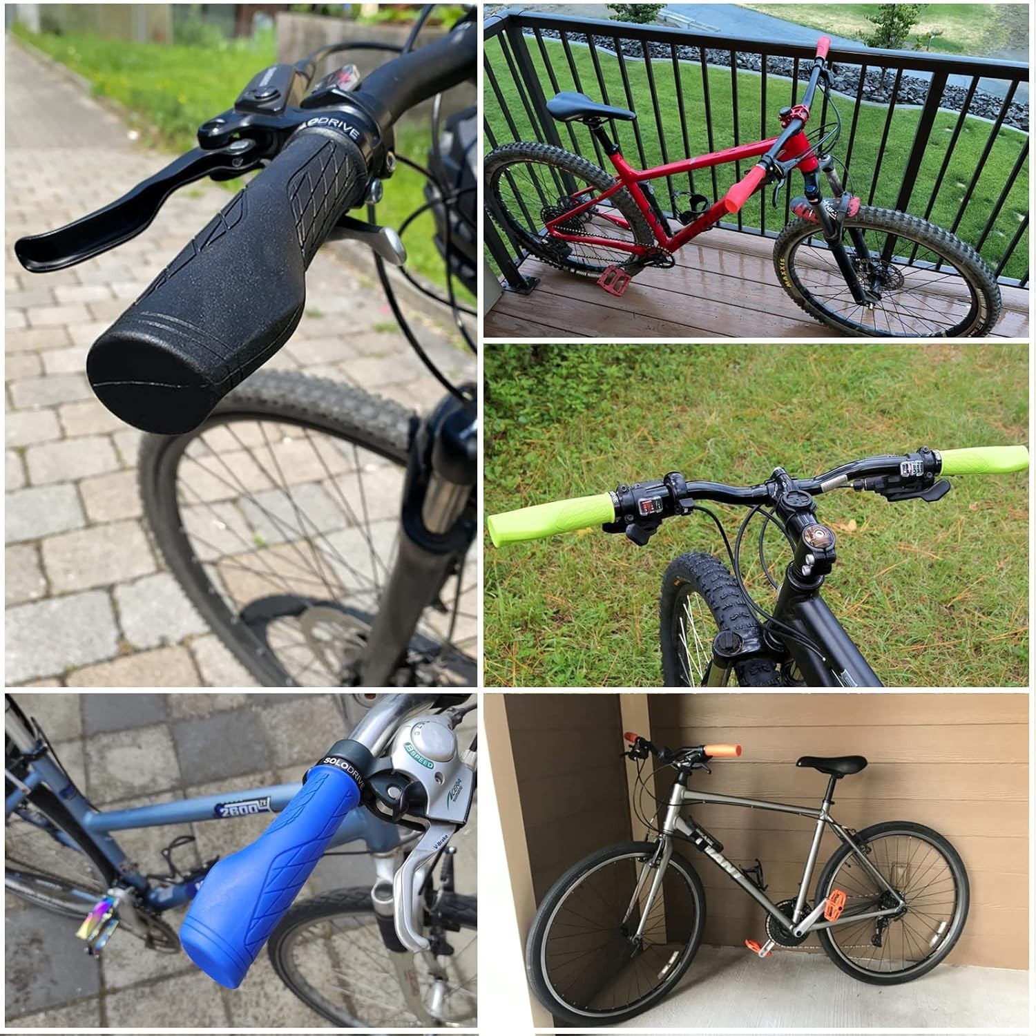 Easy Install MTB Grips, Ergonomic and Non-Slip for Enhanced Cycling Experience