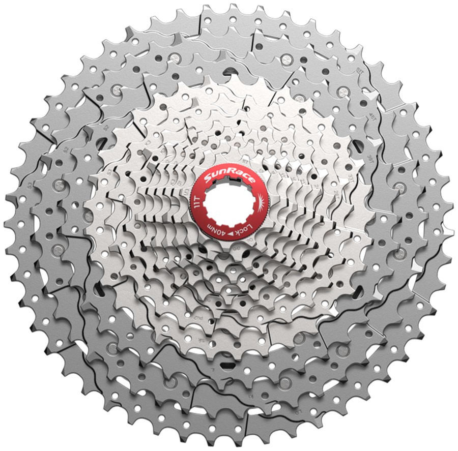 MZ 12-Speed Cassette – SunRace CSMZ903 Cassette – 12-Speed, 11-51t, Metallic