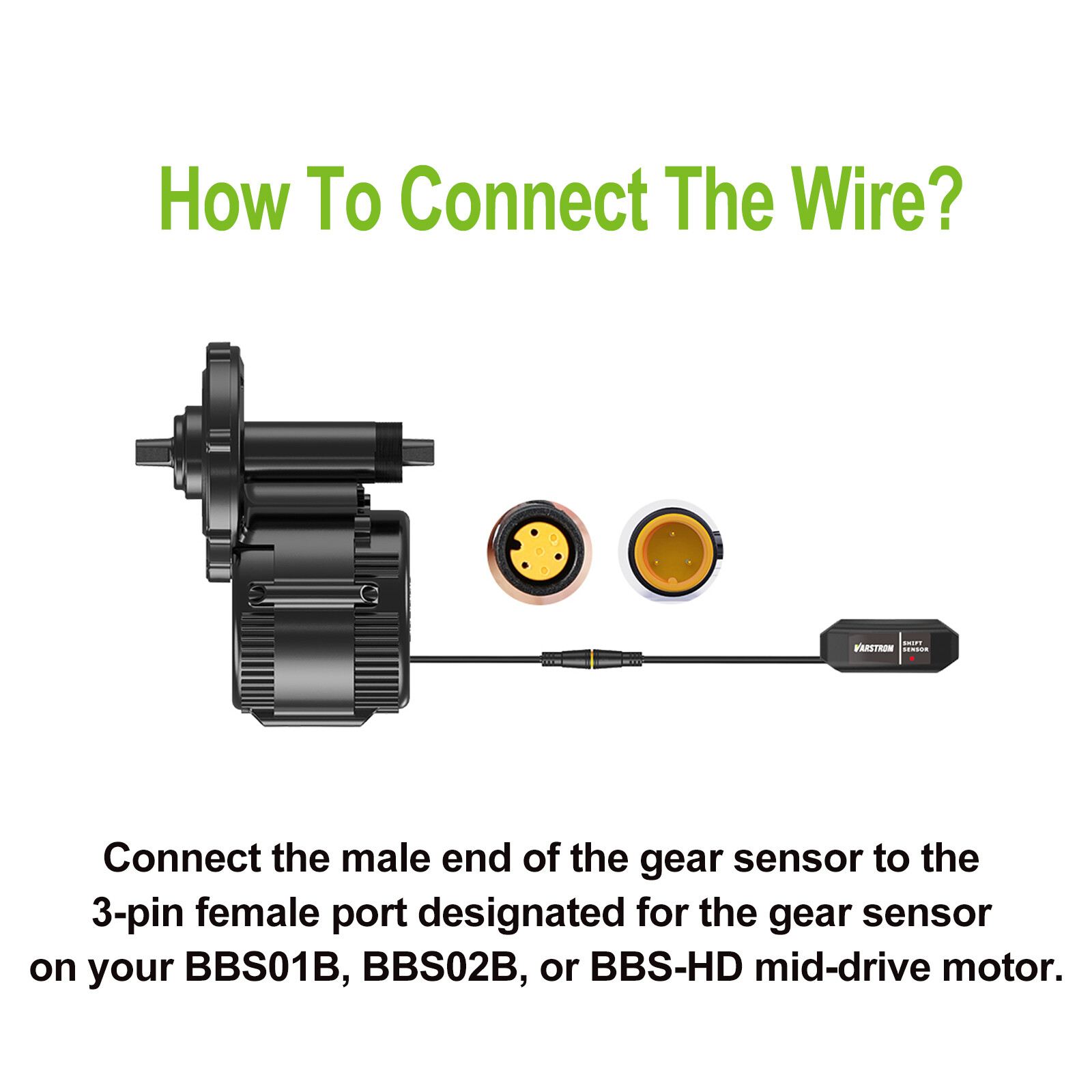 Electric Bike Shift Sensor / Variable Gear Sensor For Bafang Mid Drive Motor Kit