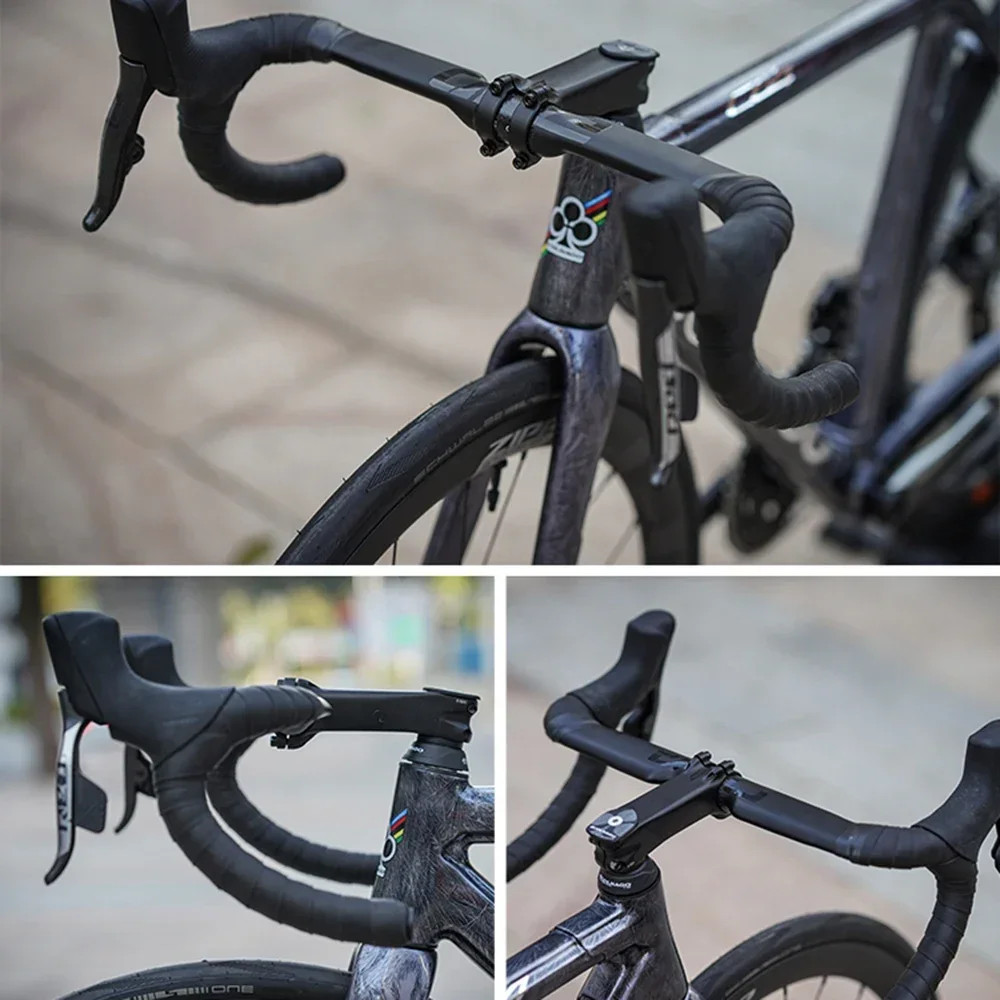 Gravel Road Bike Handlebar 360/380/400/420mm Black Matt Fully Internal Routing
