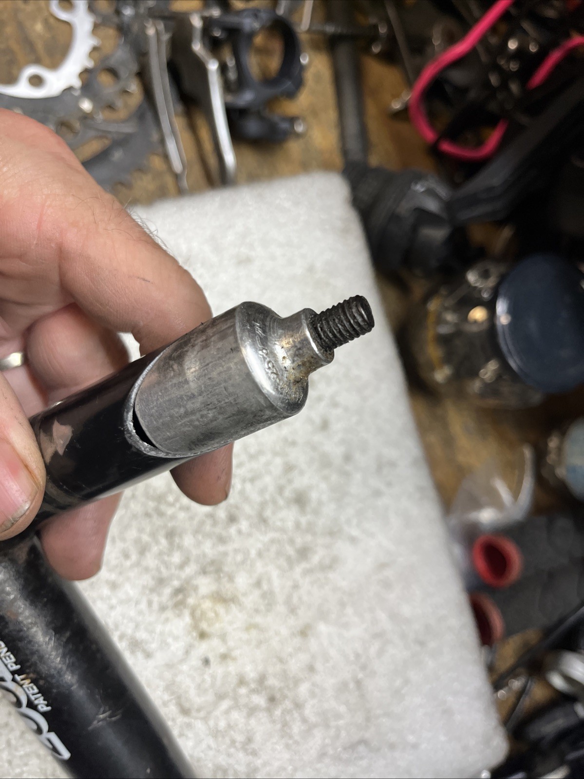 Vintage Zoom quill 1 1/8 stem 150mm , 25.4 black VGC