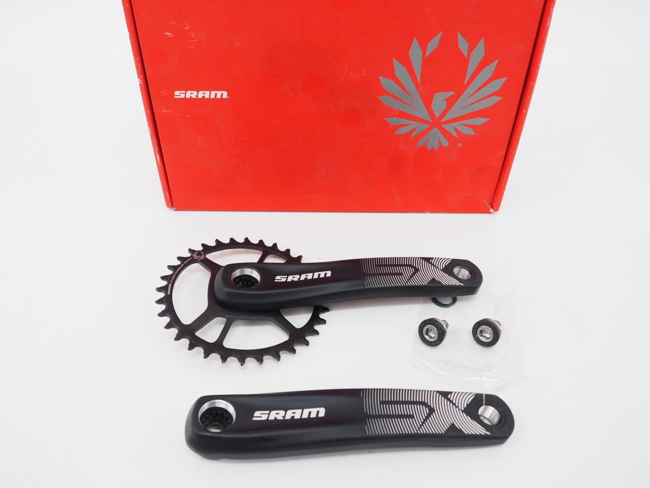 New! SRAM SX Eagle 170mm 3-Bolt X-Sync 32T MTB Crankset w/ Crank Arm Bolts