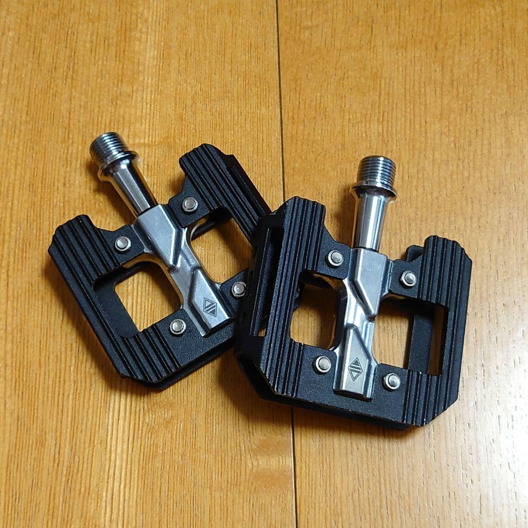 ADEPT Midway Flat Pedals – 6061-T6 Aluminum Alloy – Road/Cross Bike – 3.3 inches